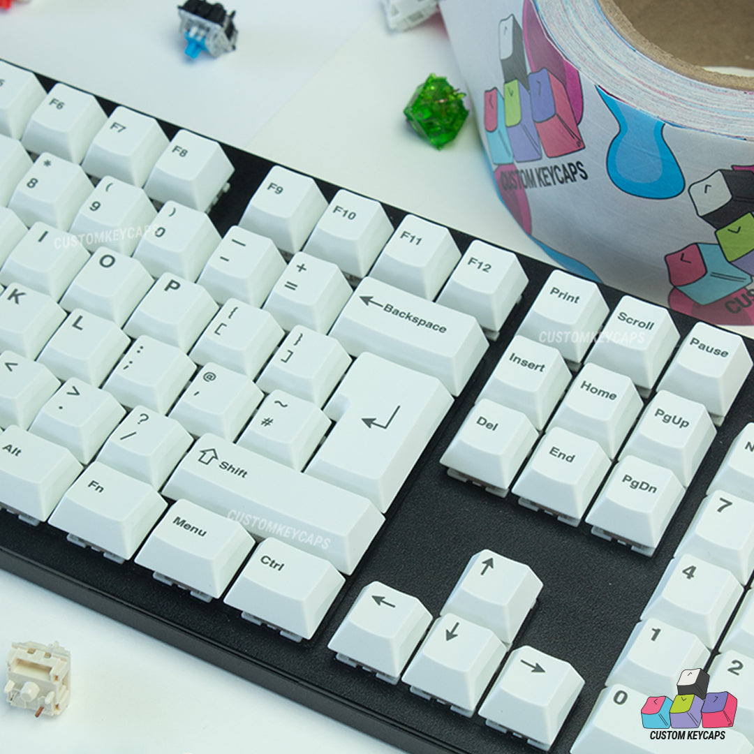 ISOUK // White Keycaps