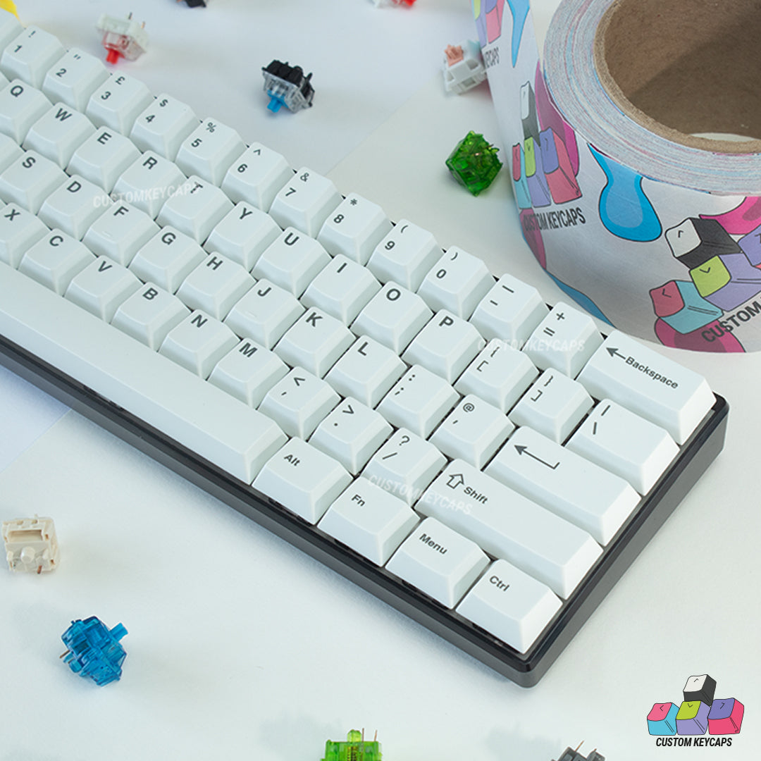 ISOUK // White Keycaps