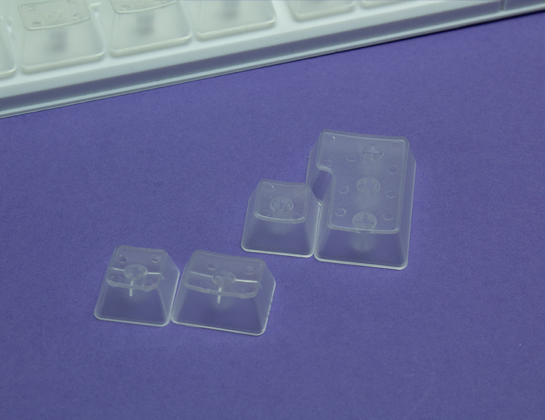 Keycaps Packaging White Crystal PBT Keycaps – Custom Keycaps UK