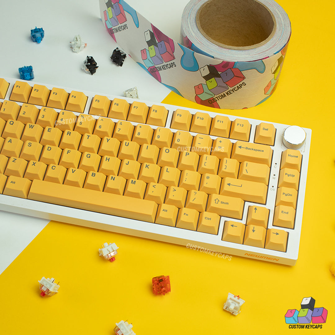 ISOUK // Yellow Keycaps