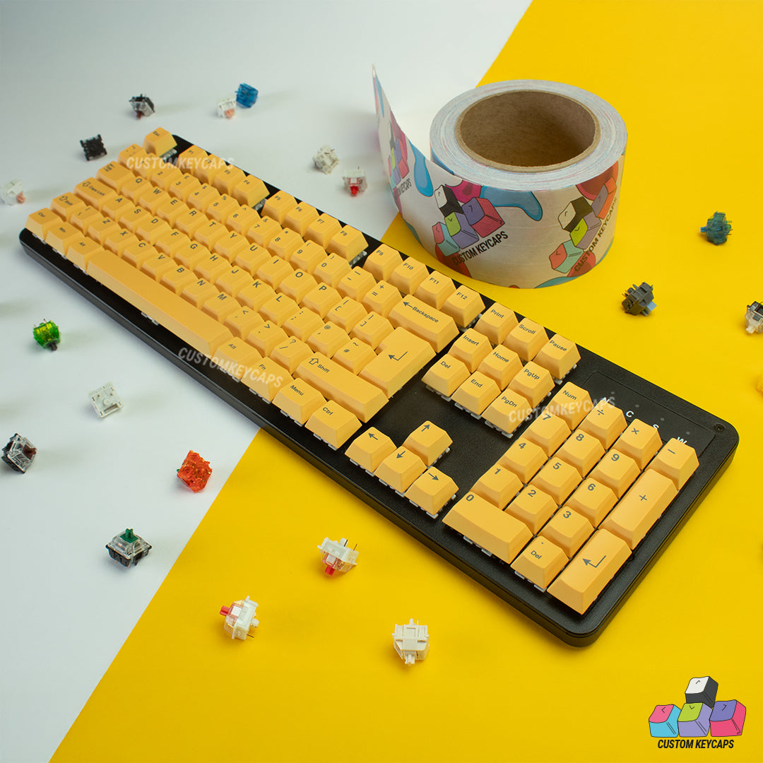 ISOUK // Yellow Keycaps