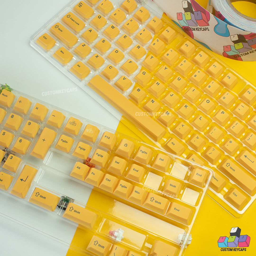 ISOUK // Yellow Keycaps
