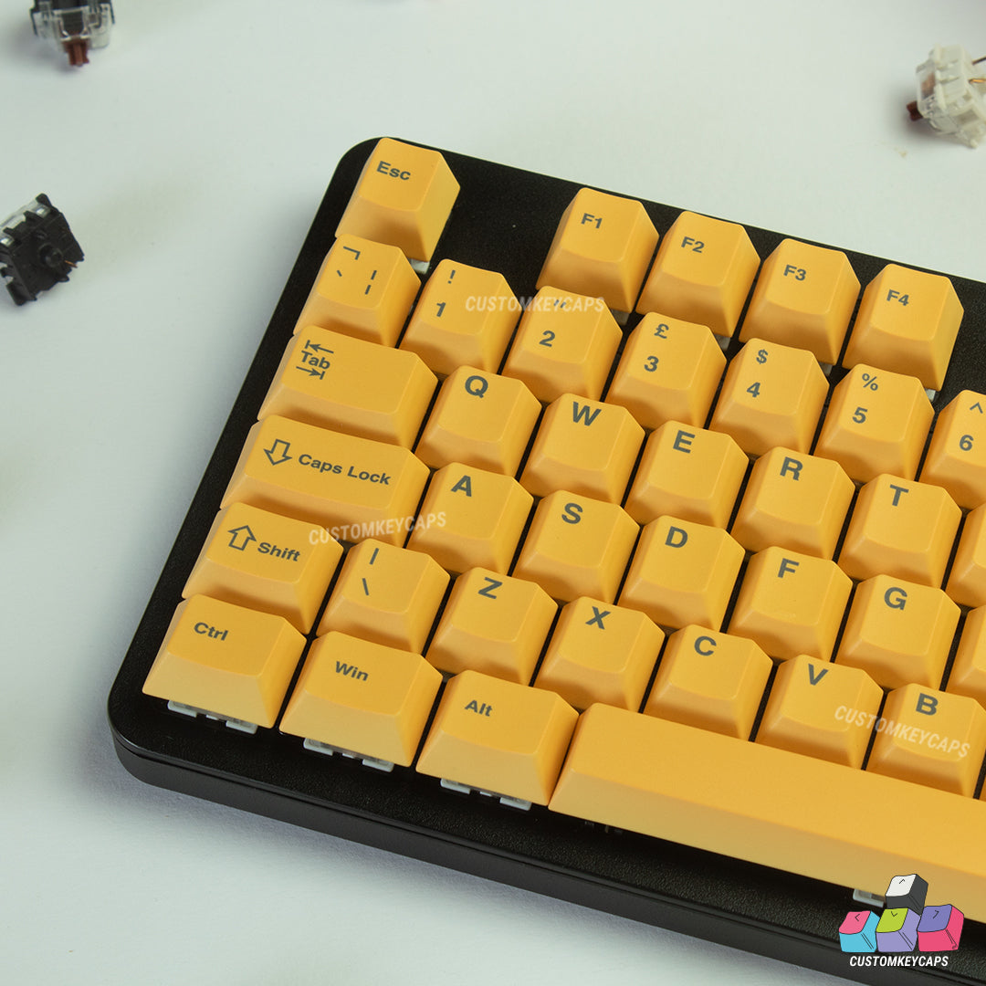 ISOUK // Yellow Keycaps