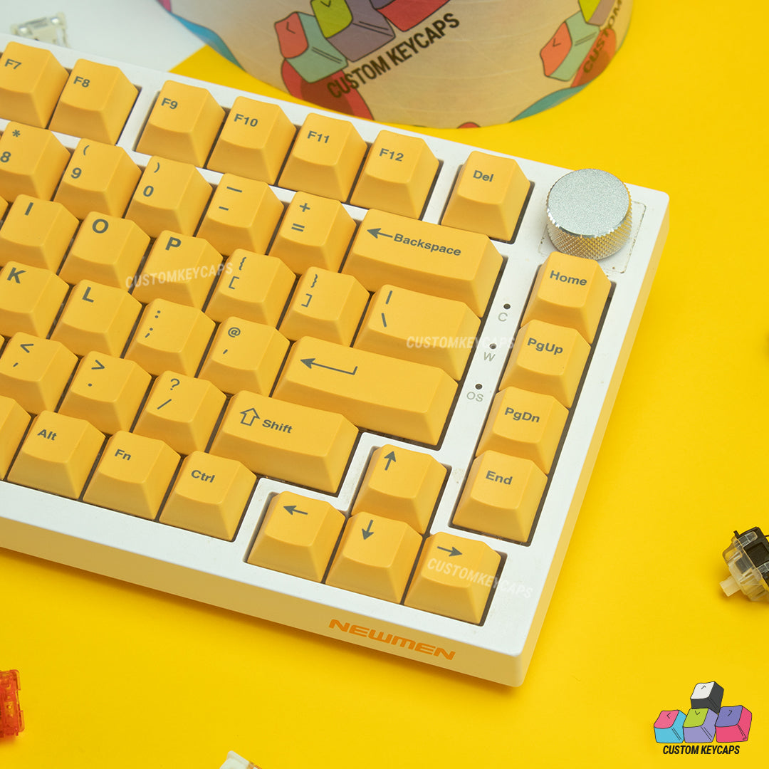 ISOUK // Yellow Keycaps