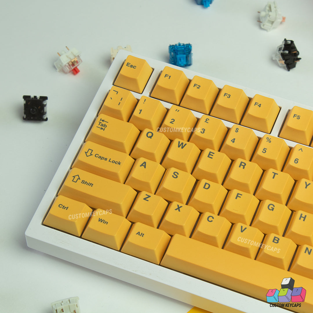ISOUK // Yellow Keycaps