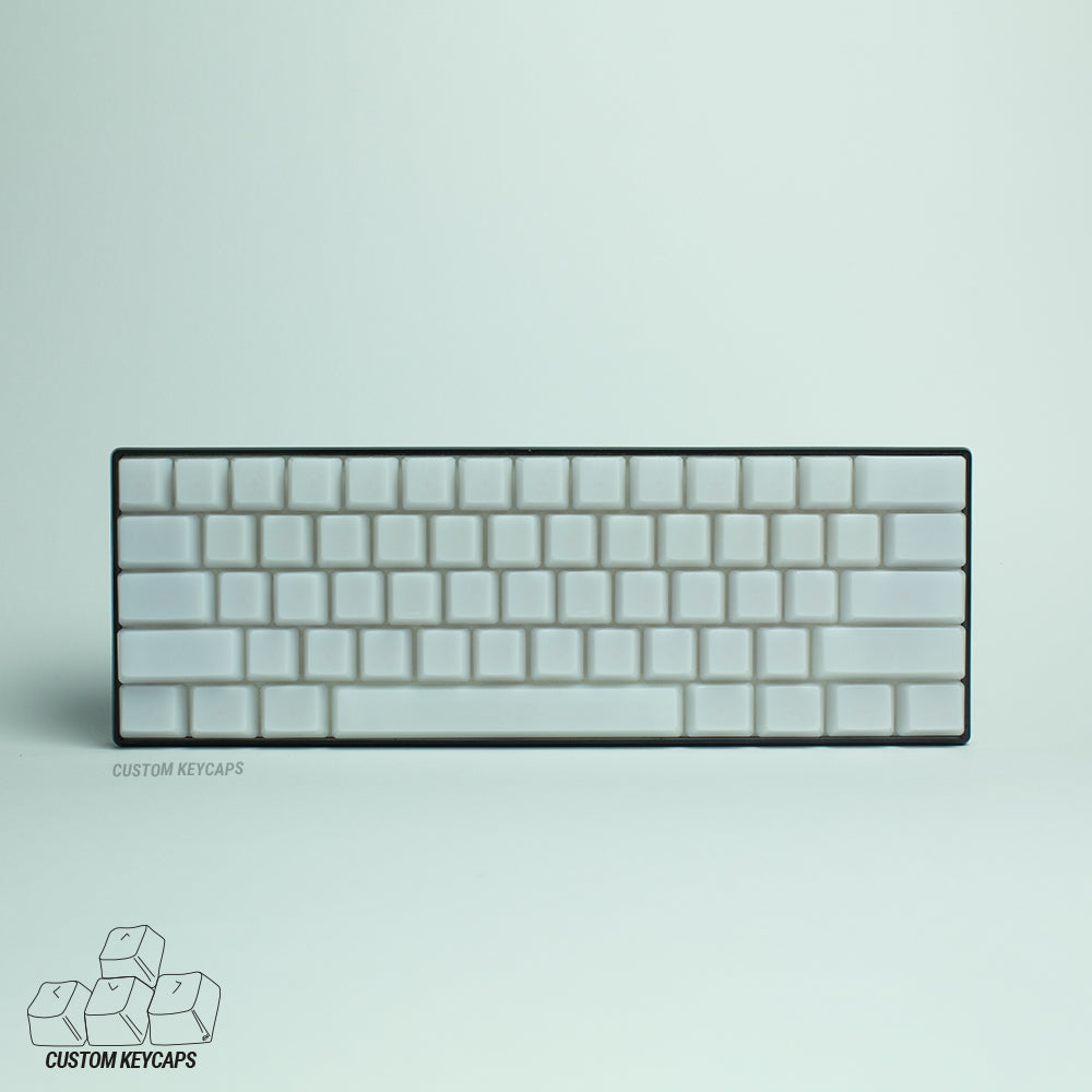 Frosty Transparent Keycaps