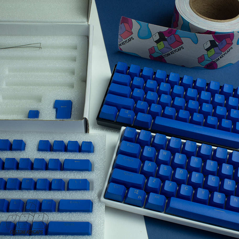 Dark Blue PBT Keycaps – Custom Keycaps UK