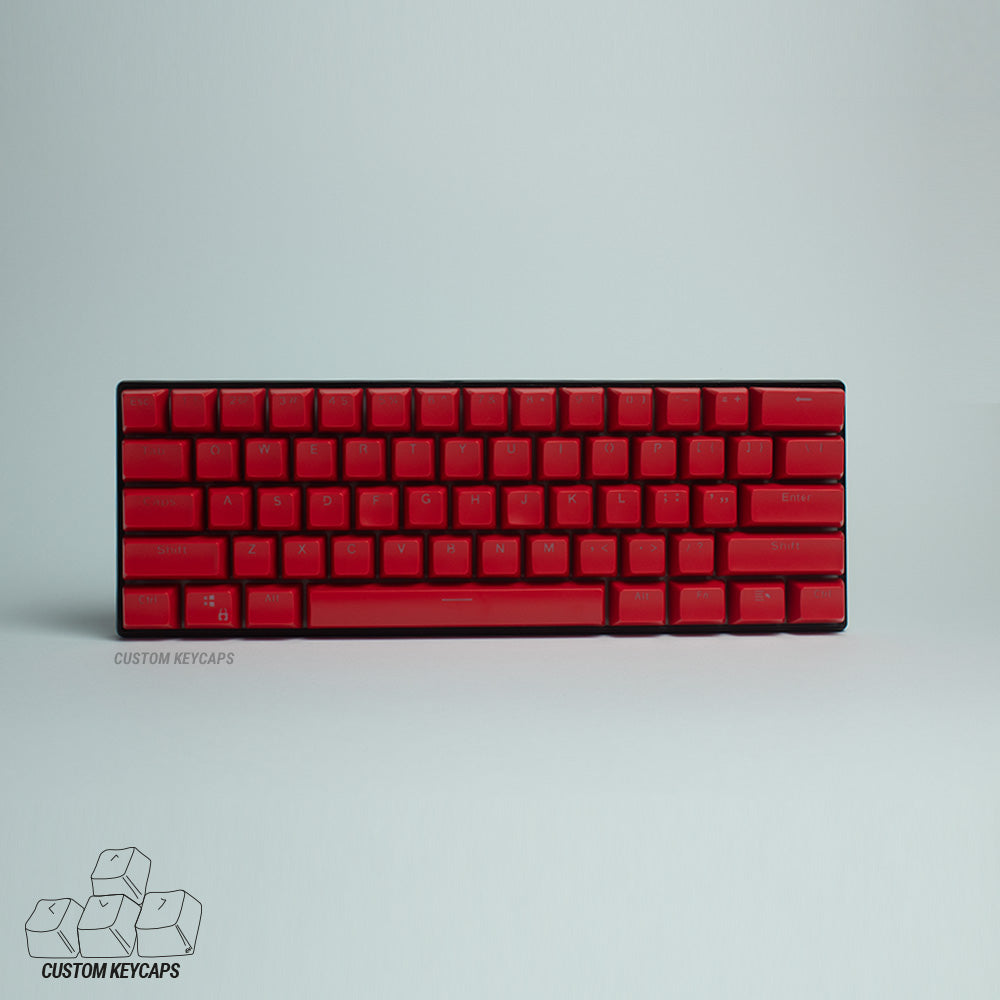 Red SA Profile Keycaps