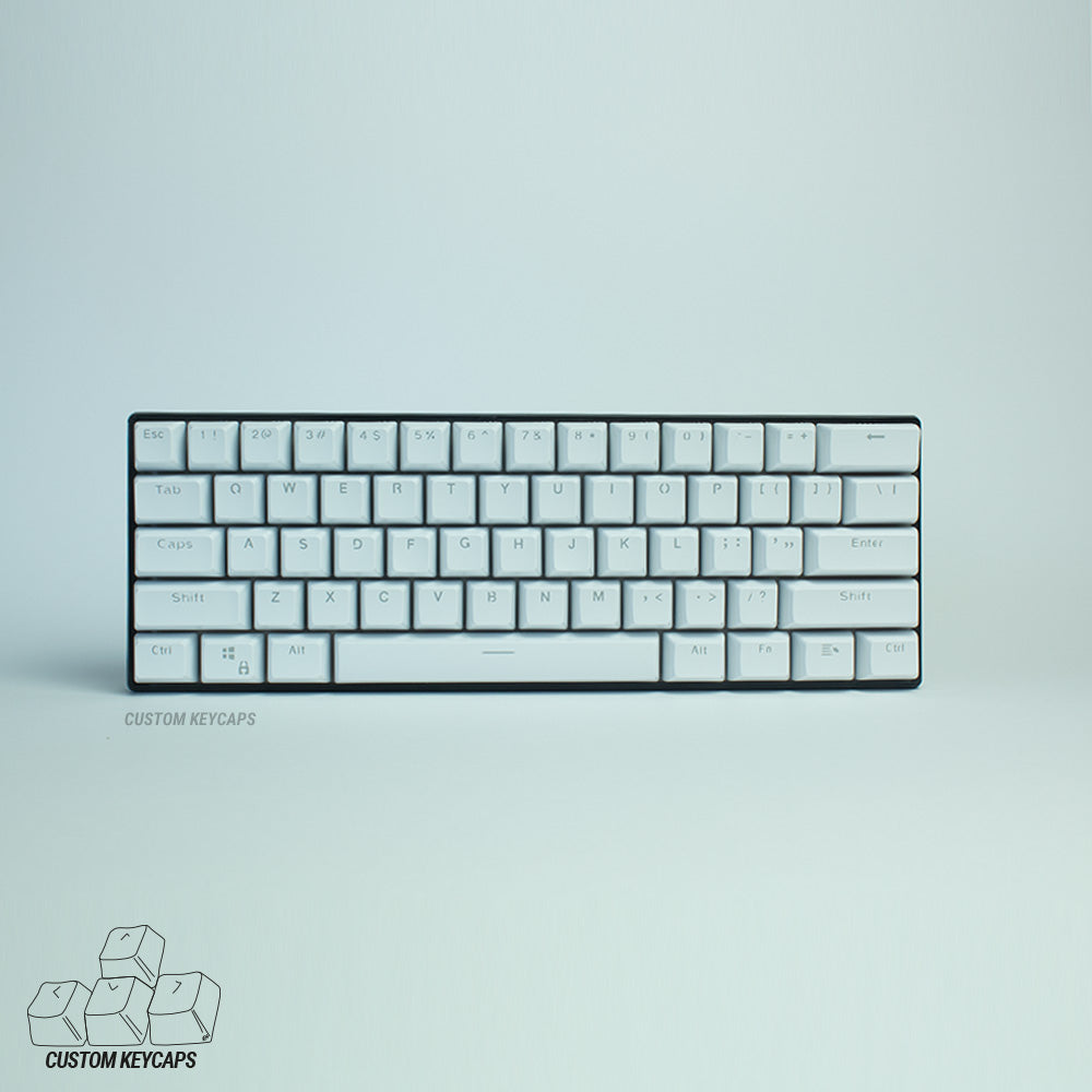 White SA Profile Keycaps