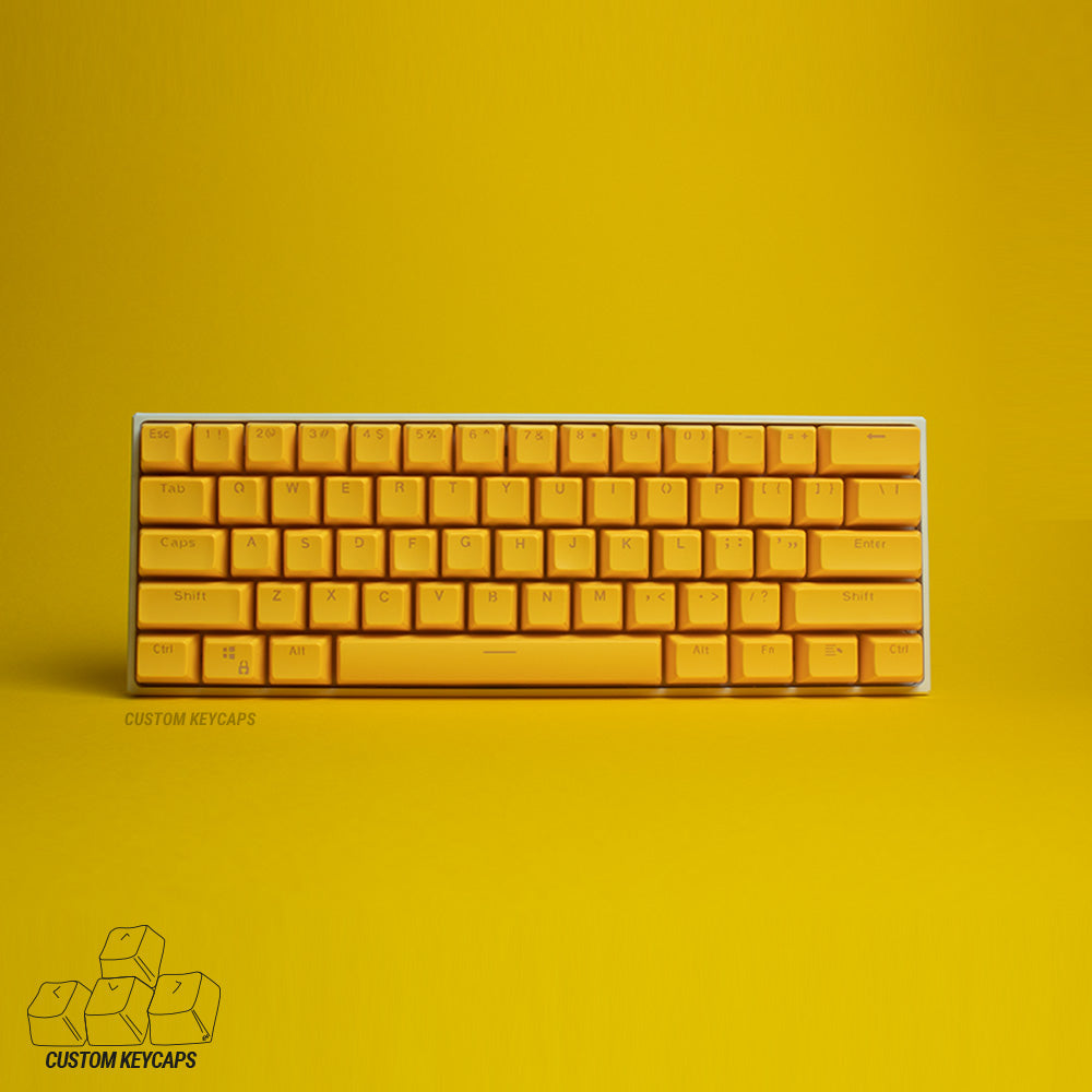 Yellow SA Profile Keycaps