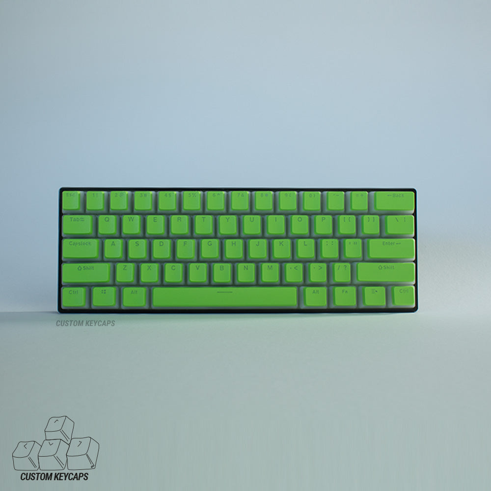 Light Green Pudding Keycaps – Custom Keycaps UK