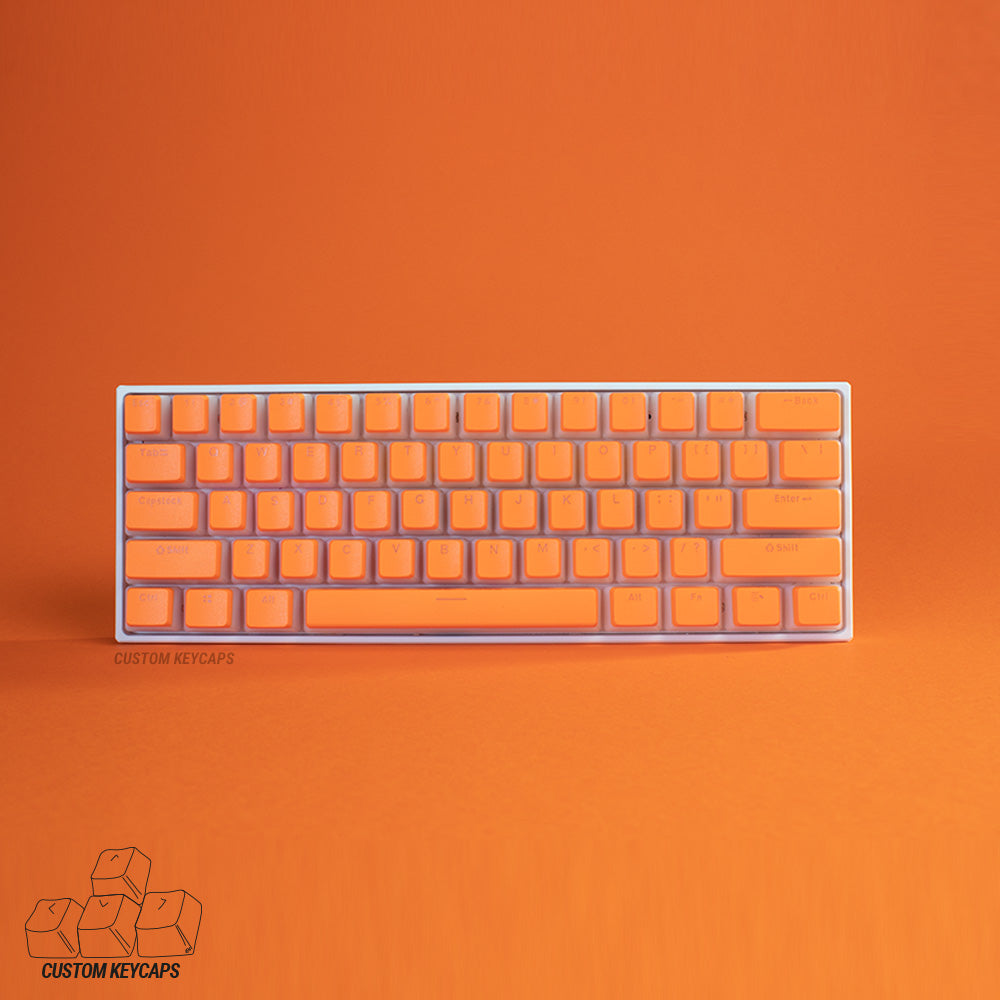 Orange Pudding Keycaps