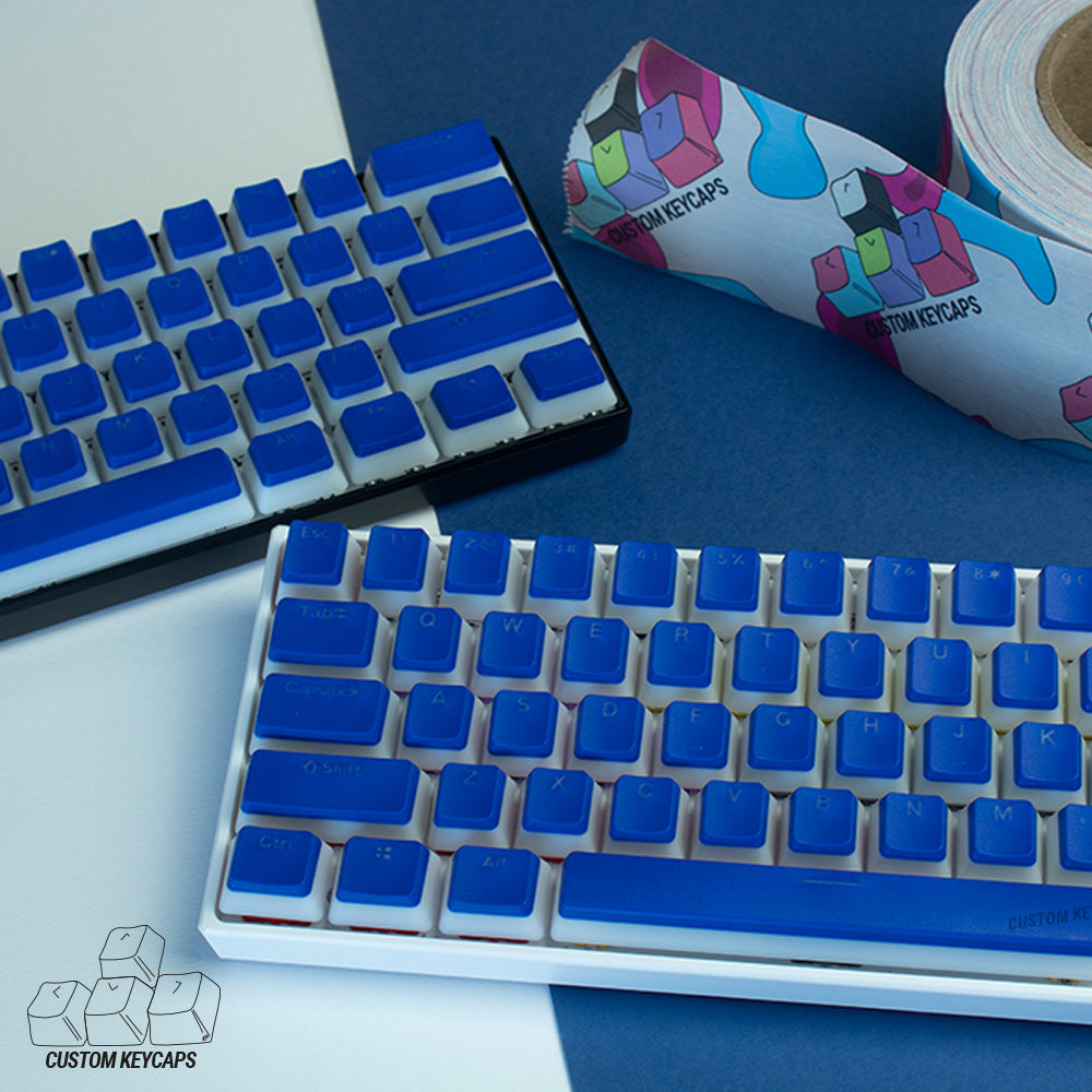 Dark Blue Pudding Keycaps