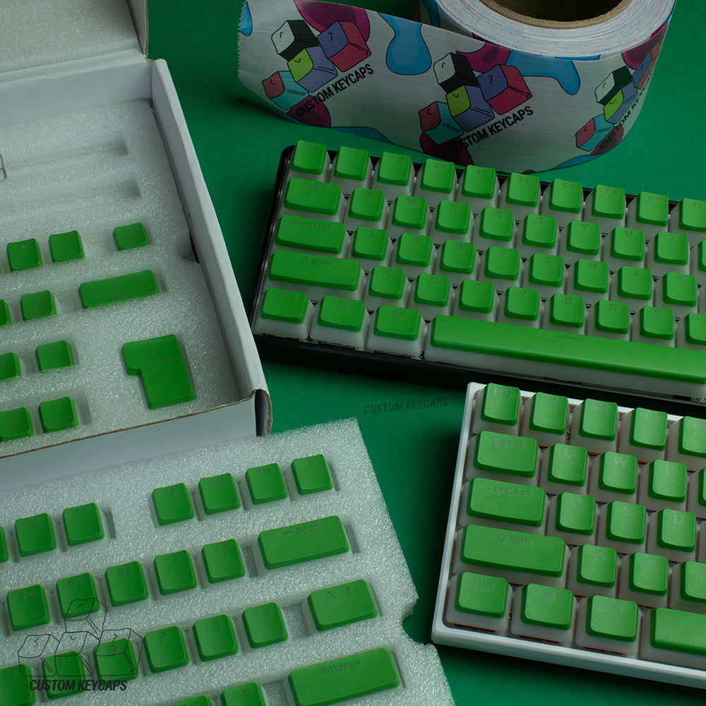 Dark Green Pudding Keycaps