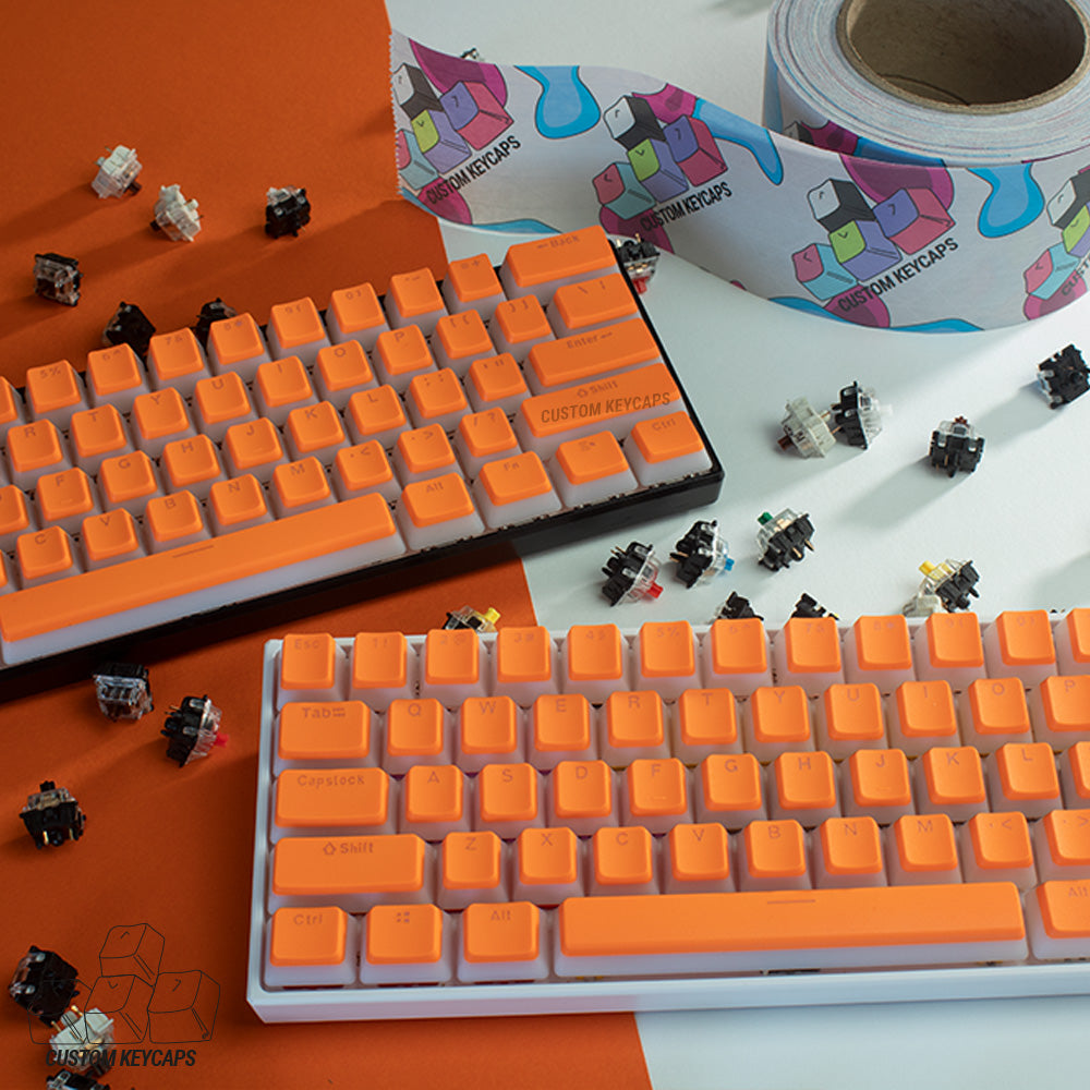 Orange Pudding Keycaps