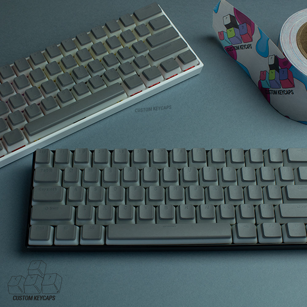 Grey Pudding Keycaps