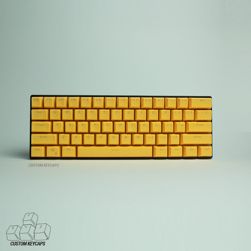 Yellow SA Profile Keycaps