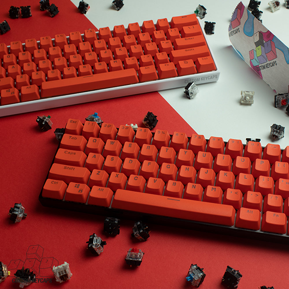 Sun Set Keycaps Sunset Red PBT Keycaps – Custom Keycaps UK