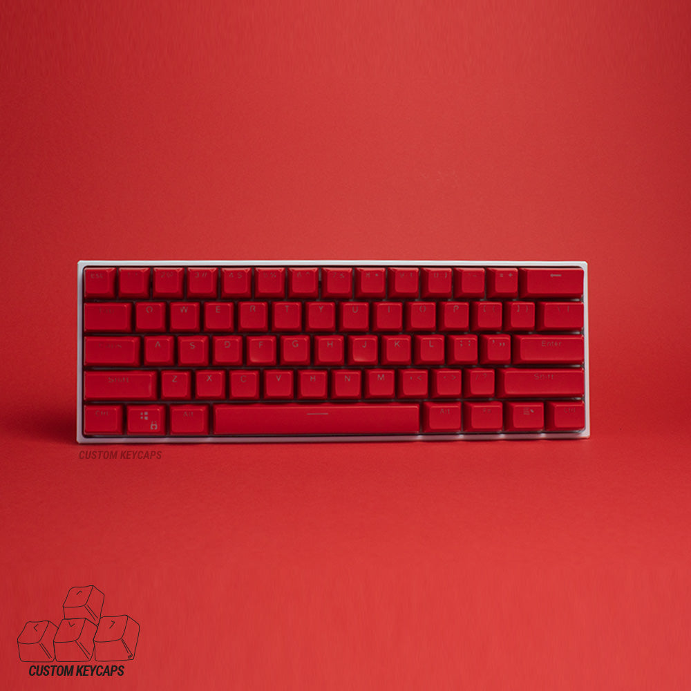 Red SA Profile Keycaps