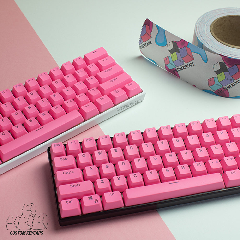 Pink PBT Keycaps – Custom Keycaps UK