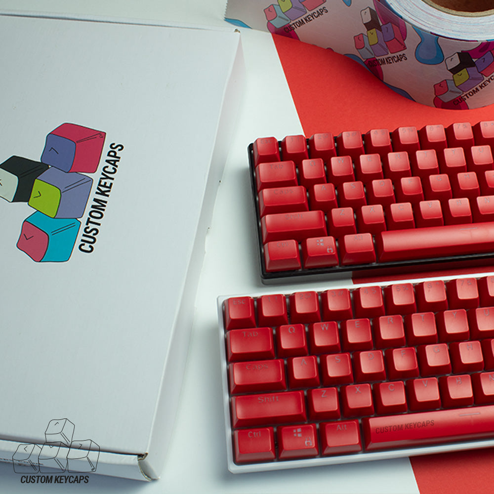 Red SA Profile Keycaps – Custom Keycaps UK