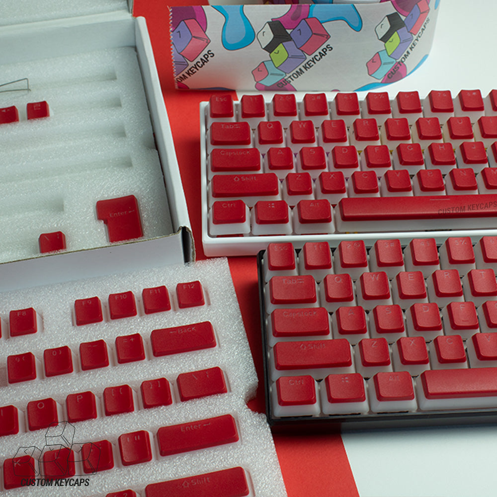 Red Pudding Keycaps