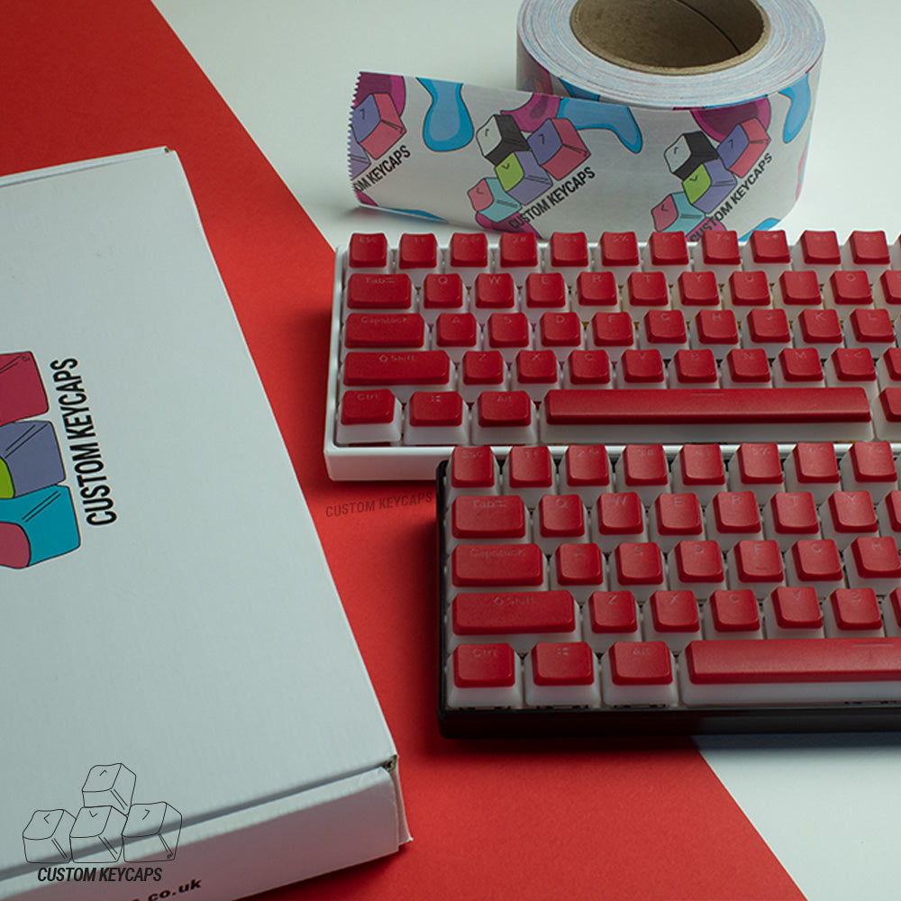 Red Pudding Keycaps