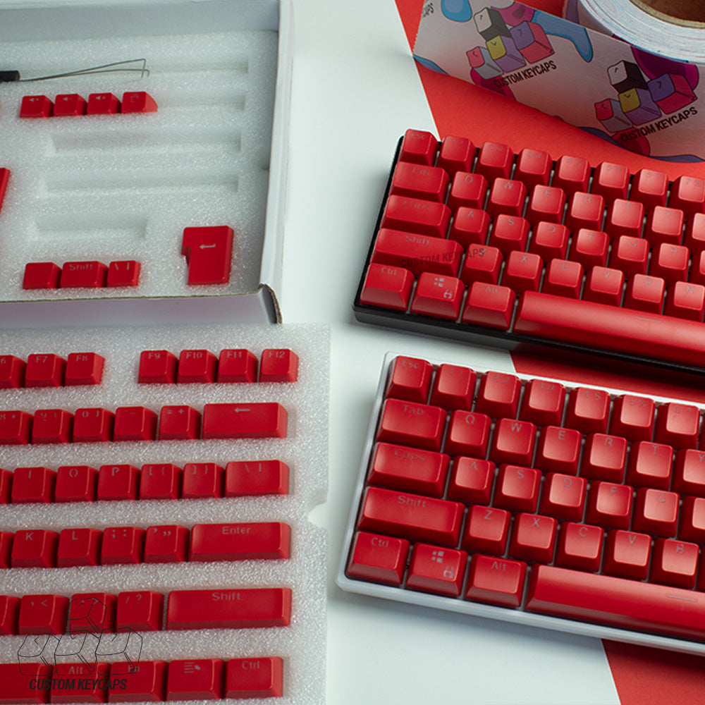 Red SA Profile Keycaps