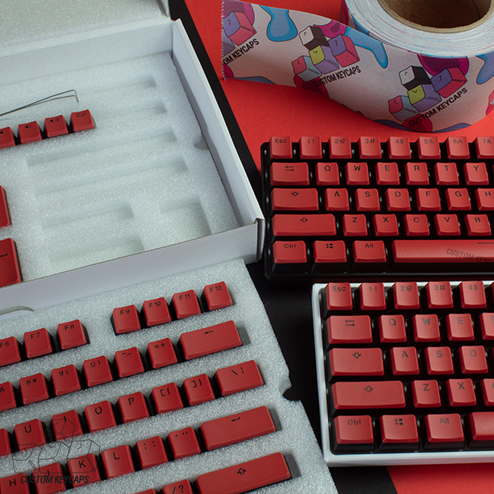 Red Tops Pudding Keycaps