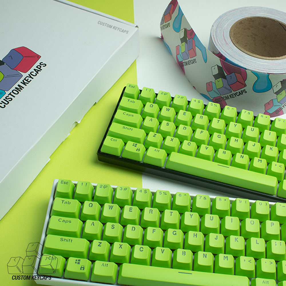 Light Green PBT Keycaps – Custom Keycaps UK