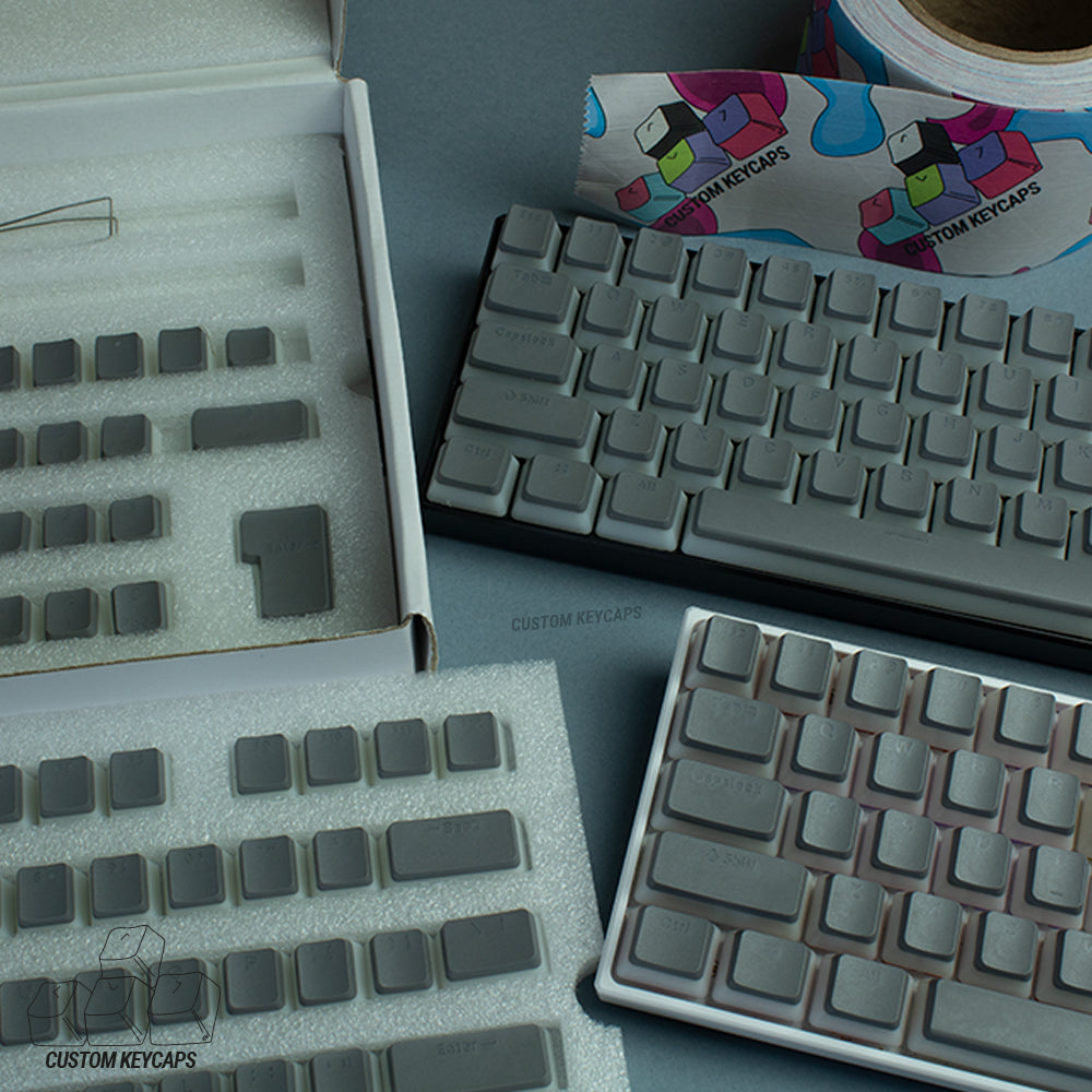 Side Keycaps Pudding Grey Pudding Keycaps – Custom Keycaps UK