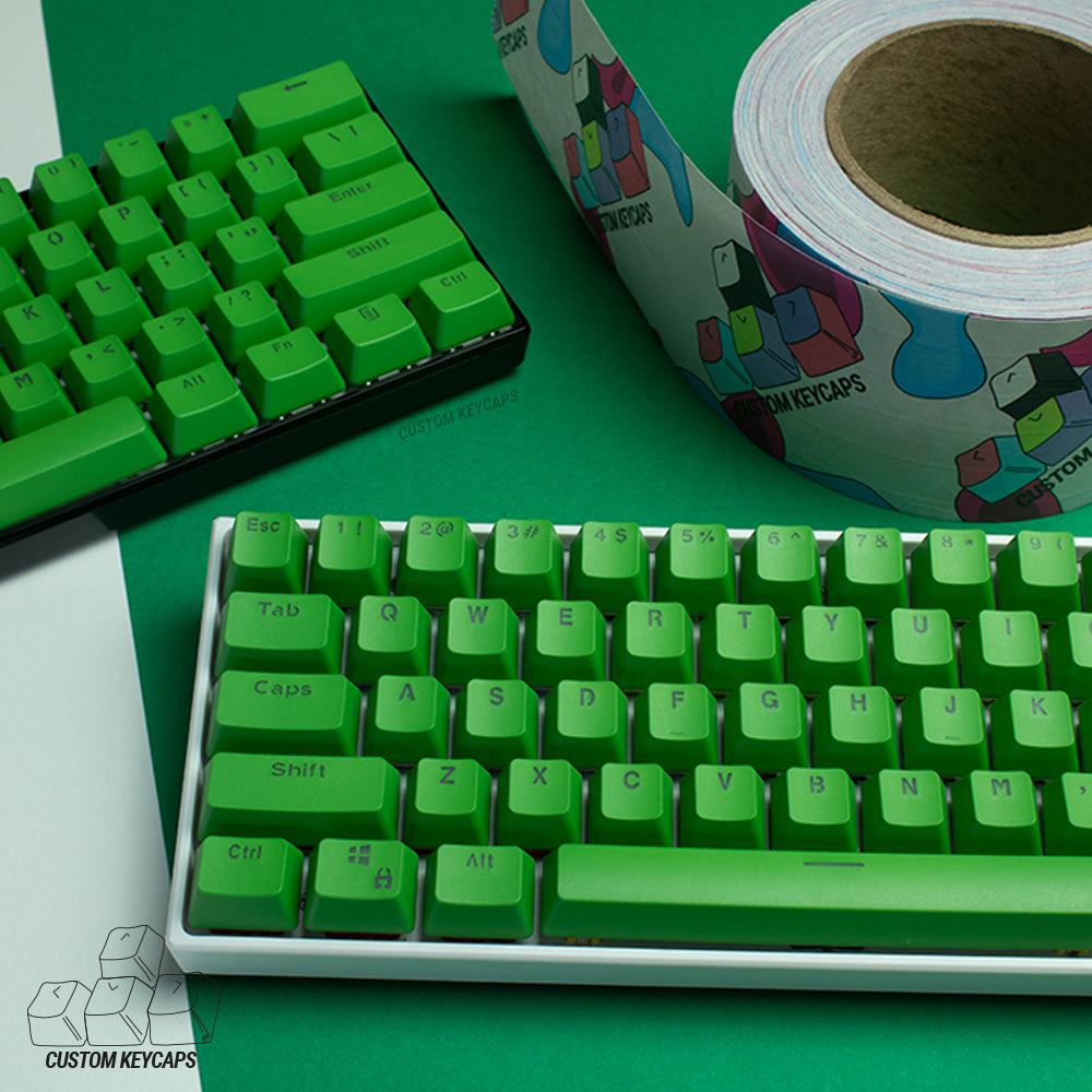 Dark Green PBT Keycaps – Custom Keycaps UK
