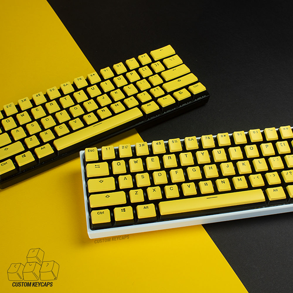 Yellow Tops Pudding Keycaps