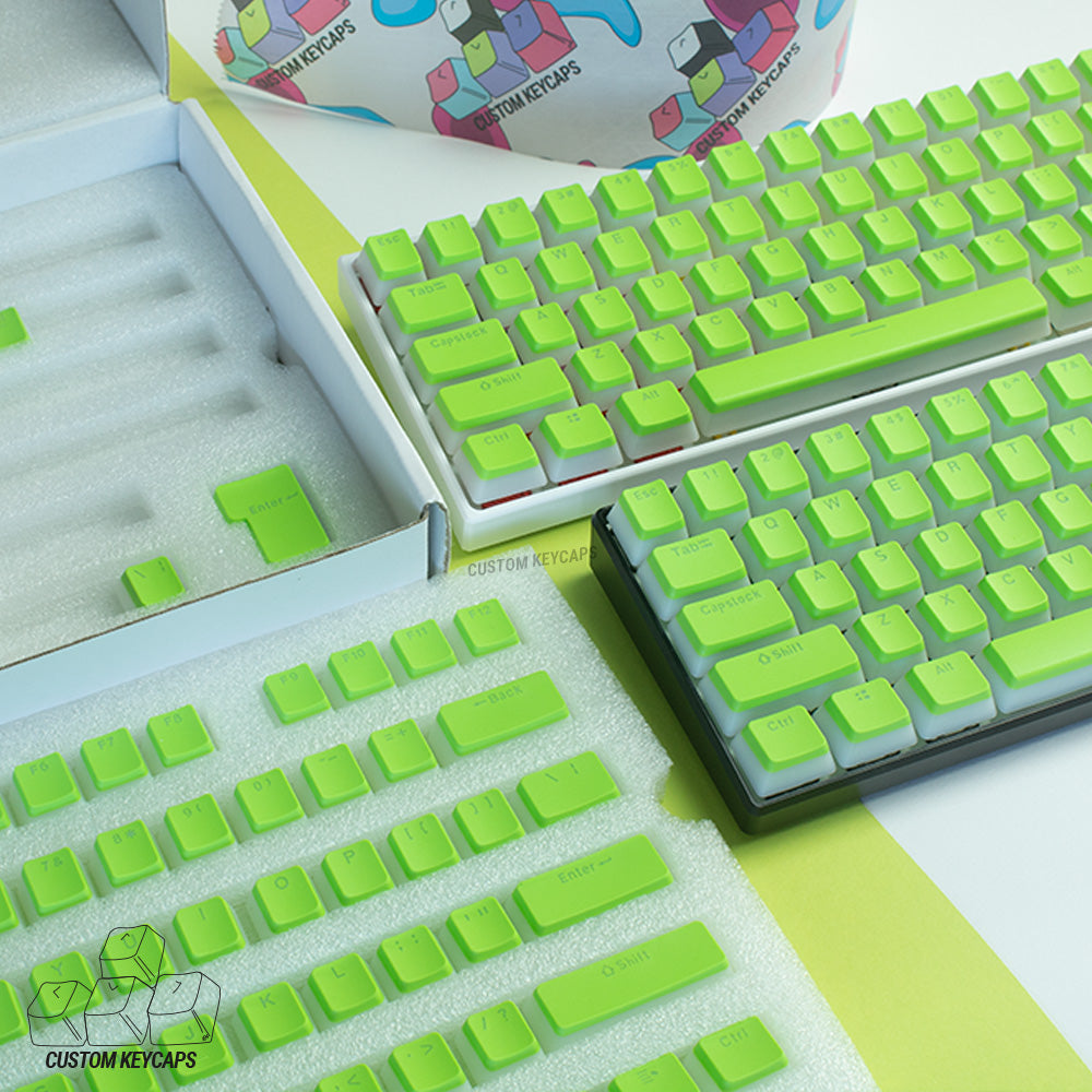 Light Green Pudding Keycaps