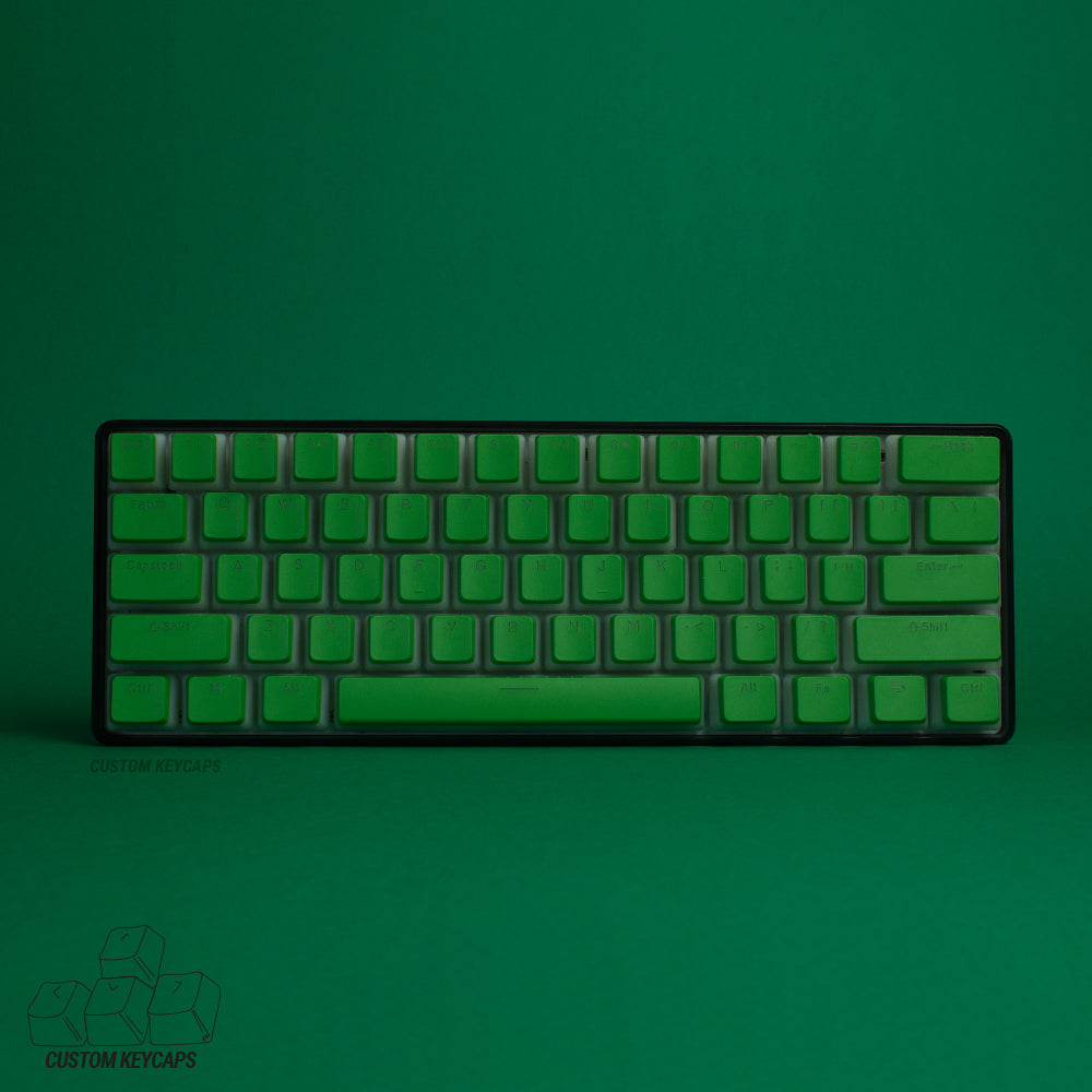 Dark Green Pudding Keycaps – Custom Keycaps UK