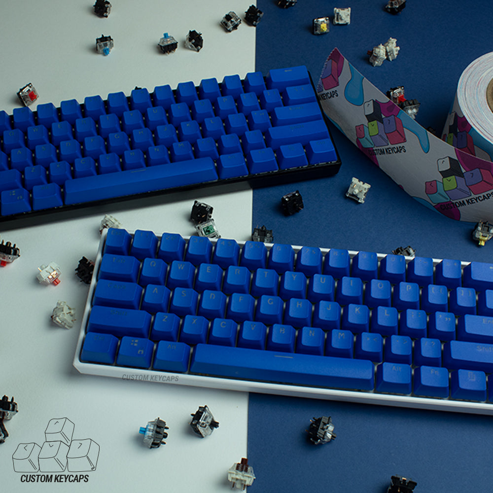 Dark Blue PBT Keycaps – Custom Keycaps UK