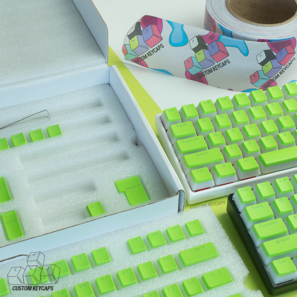 Light Green Pudding Keycaps