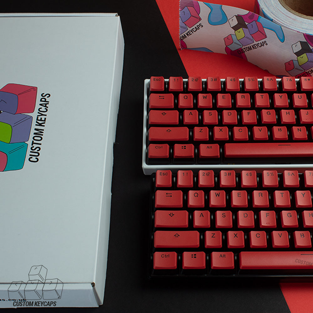 Red Tops Pudding Keycaps