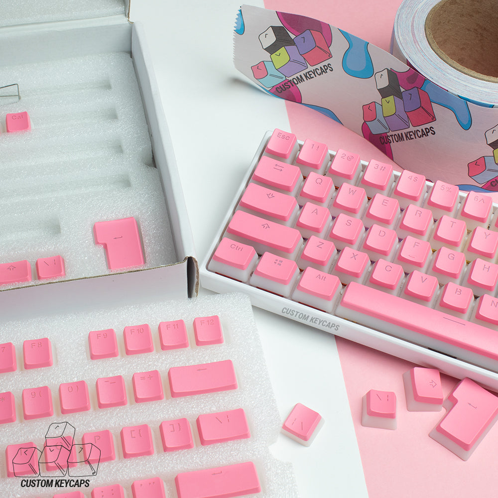 Light Pink Pudding Keycaps – Custom Keycaps UK