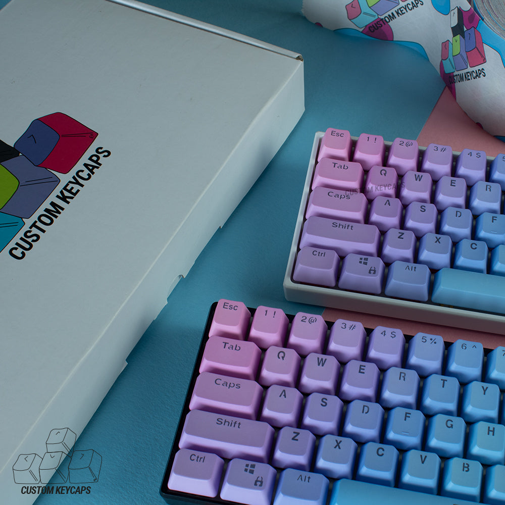 Bubble Gum PBT keycaps – Custom Keycaps UK
